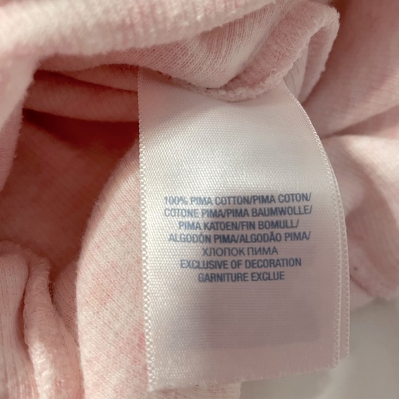 Ralph Lauren girls’ size 6 mos light pink cotton one-piece outfit - Picture 3 of 5